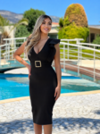 Black bandage dress