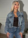 Jean cropped jacket